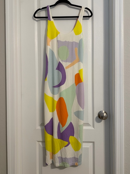 Alice + Olivia Dresses & Skirts - Alice & Olivia James Scoop-Neck Sleeves Fitted Abstract Dress Sz 6